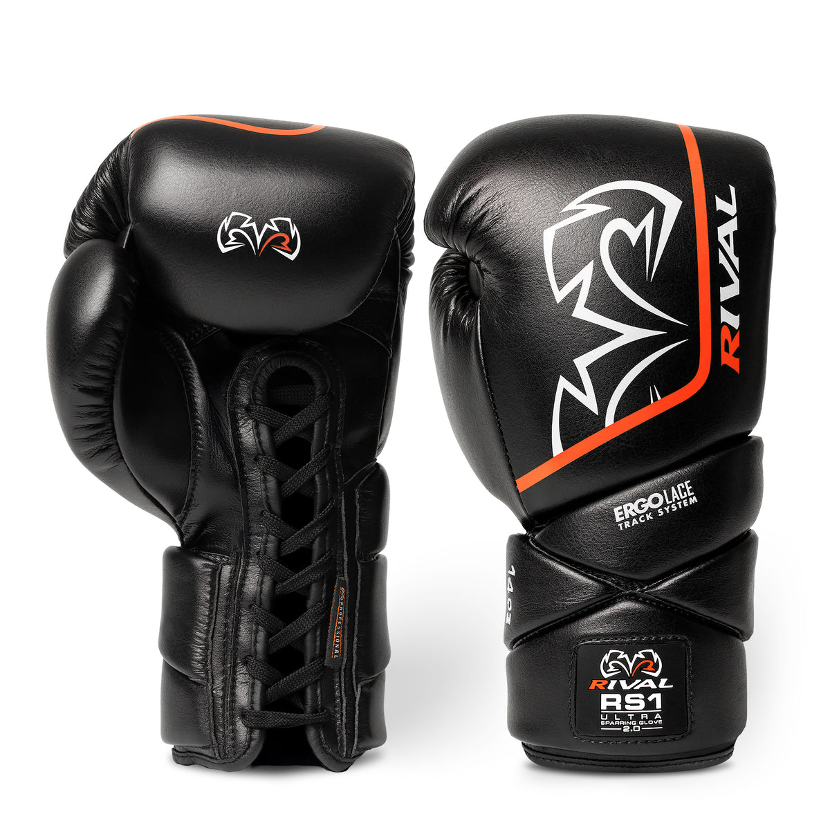 Rival ライバル RS1 スパーリンググローブ2.0　紐式 ブラック RS1 Ultra Sparring Gloves 2.0 – Rival Boxing Gear UK
