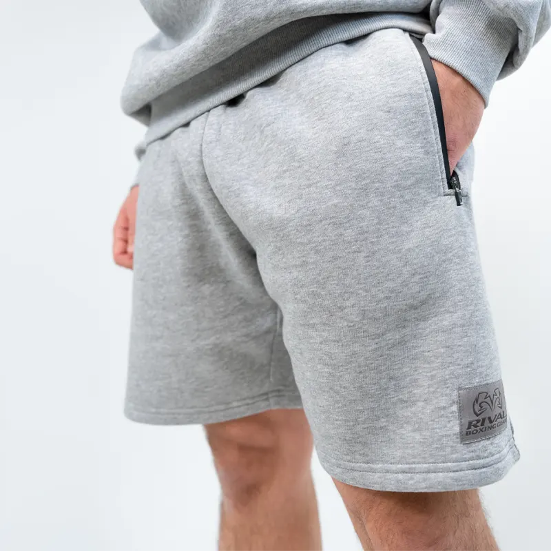 OX Jogger Shorts In Grau – Bequeme Fleece-Jogginghose Mit Praktischen Taschen